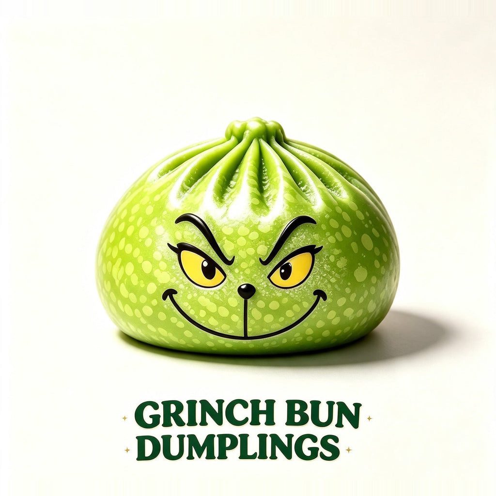 Christmas Grinch Dumpling Squishy, Mystery Box