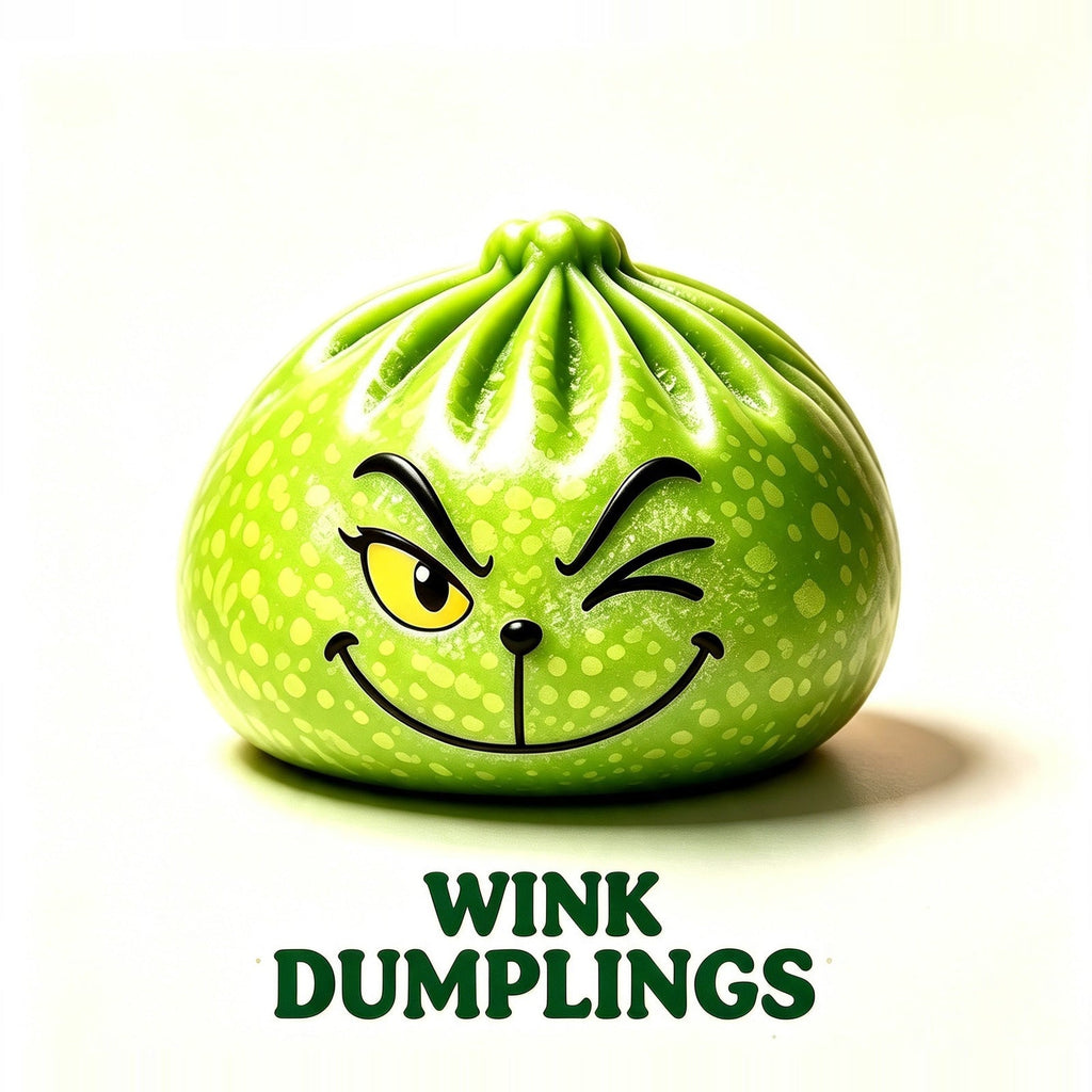 Christmas Grinch Dumpling Squishy, Mystery Box