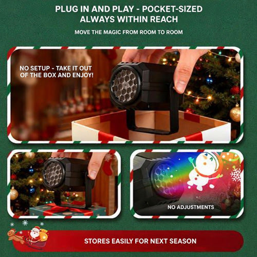Christmas Light Projector with 16 Festive Patterns