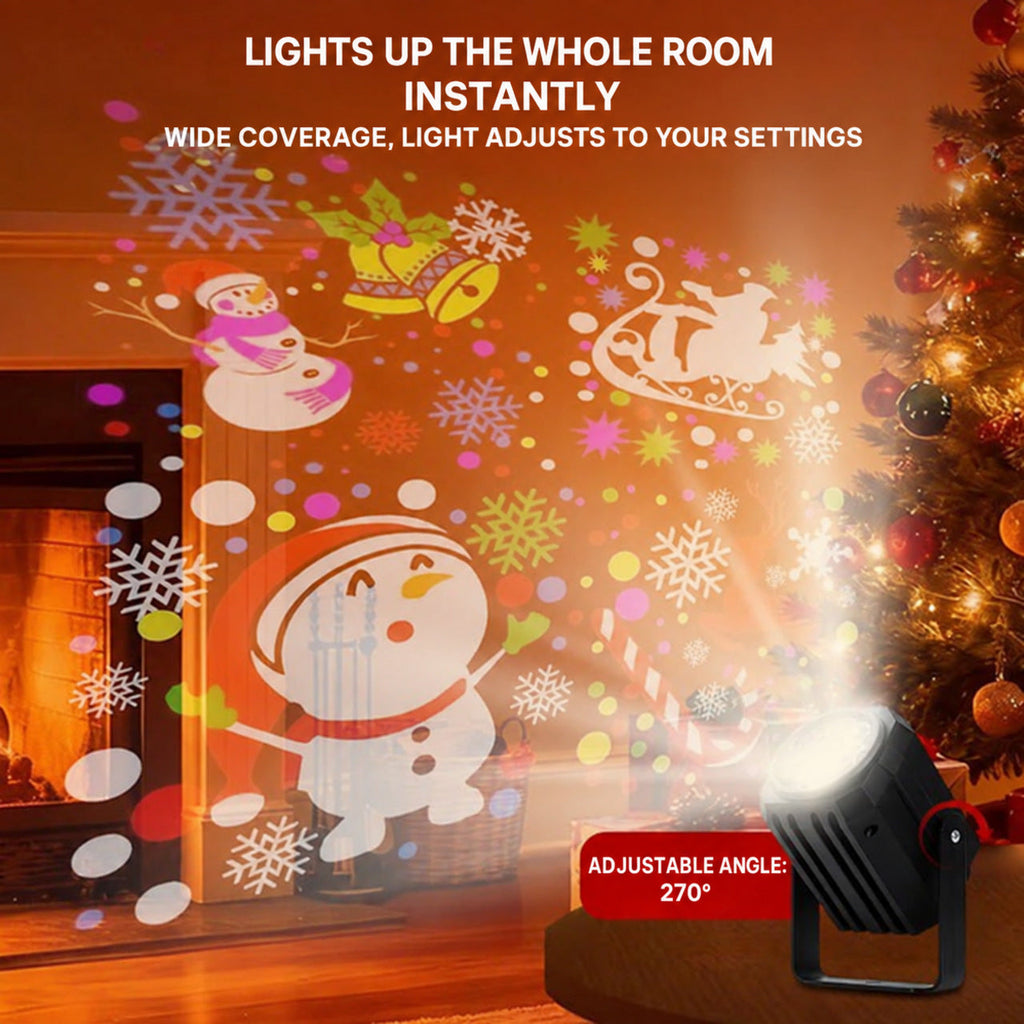 Christmas Light Projector with 16 Festive Patterns