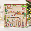 Christmas Magnetic Maze Board with Numbered Bead Paths