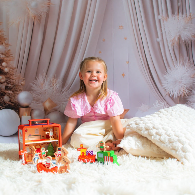 Christmas Playset Bundle with Railway and Storybook