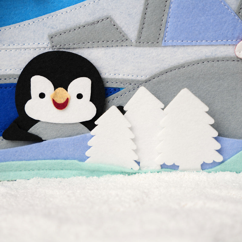 Christmas Quiet Book with Interactive Felt Pages
