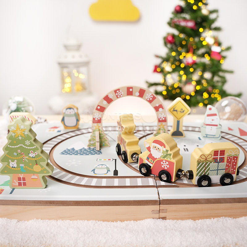 Christmas Playset Bundle with Railway and Storybook