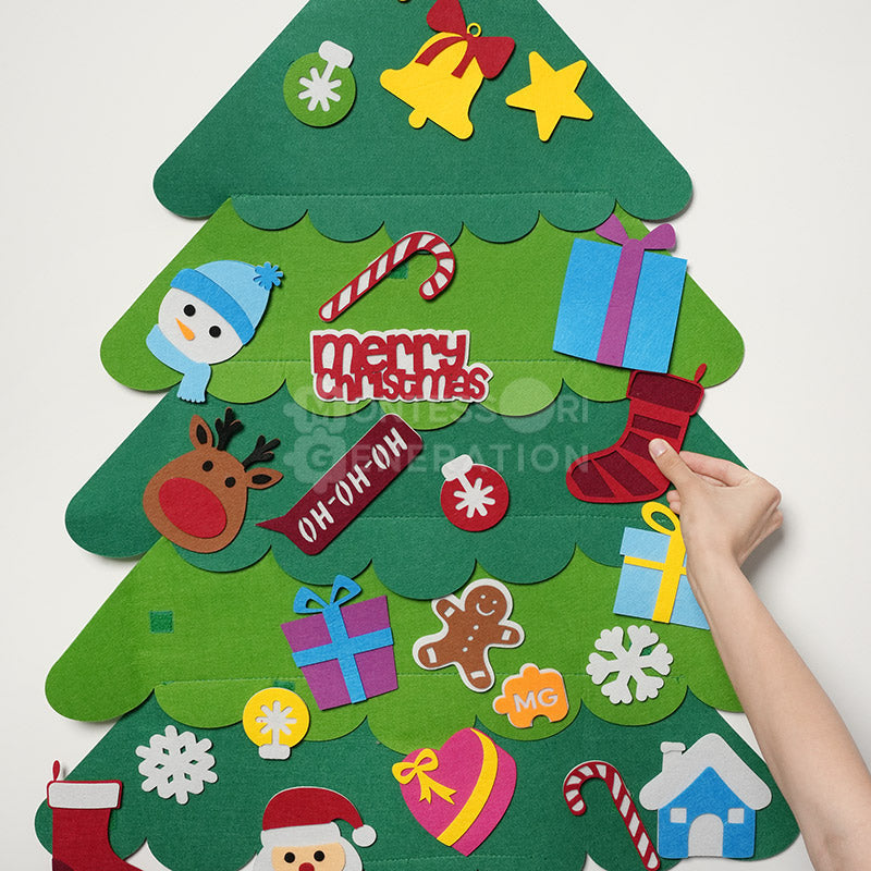 Felt Christmas Tree Bundle with Advent Calendar and Switch Board