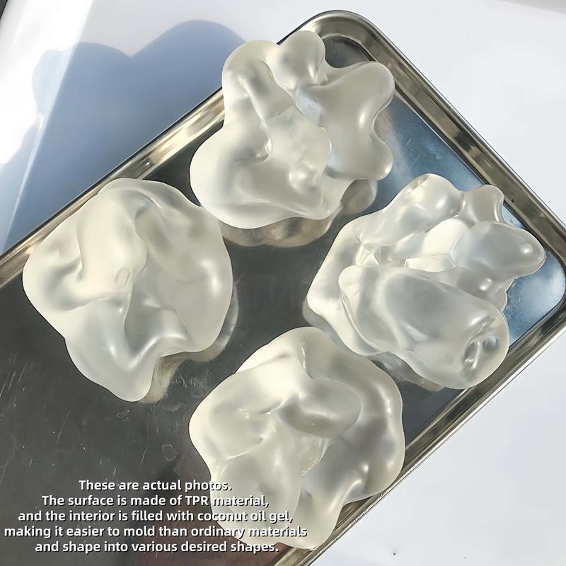 Coconut Oil Squishy Fidget Toy, Moldable Non-Rebound Stress Ball