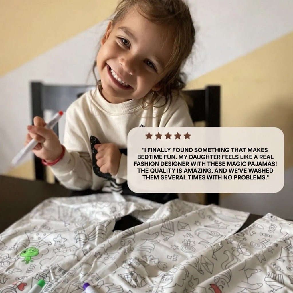 Coloring Pajamas for Kids with Creative Design Patterns