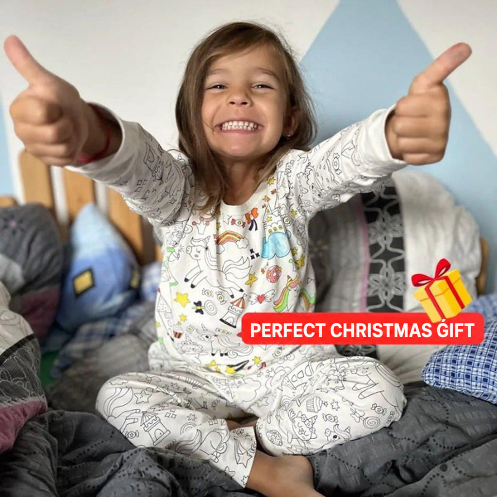 Coloring Pajamas for Kids with Creative Design Patterns