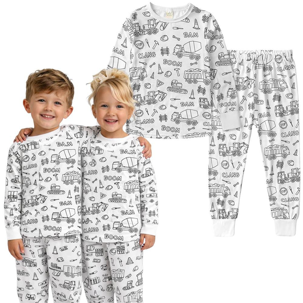 Coloring Pajamas for Kids with Creative Design Patterns