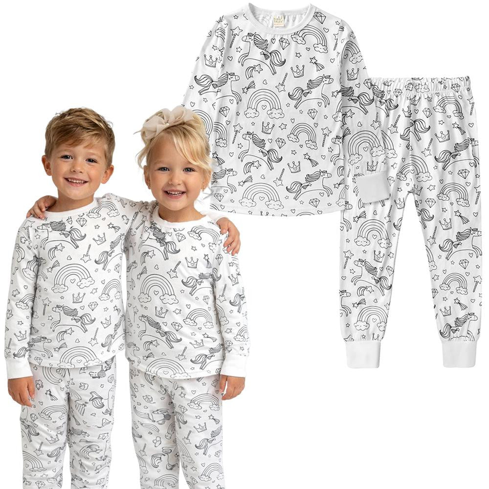 Coloring Pajamas for Kids with Creative Design Patterns