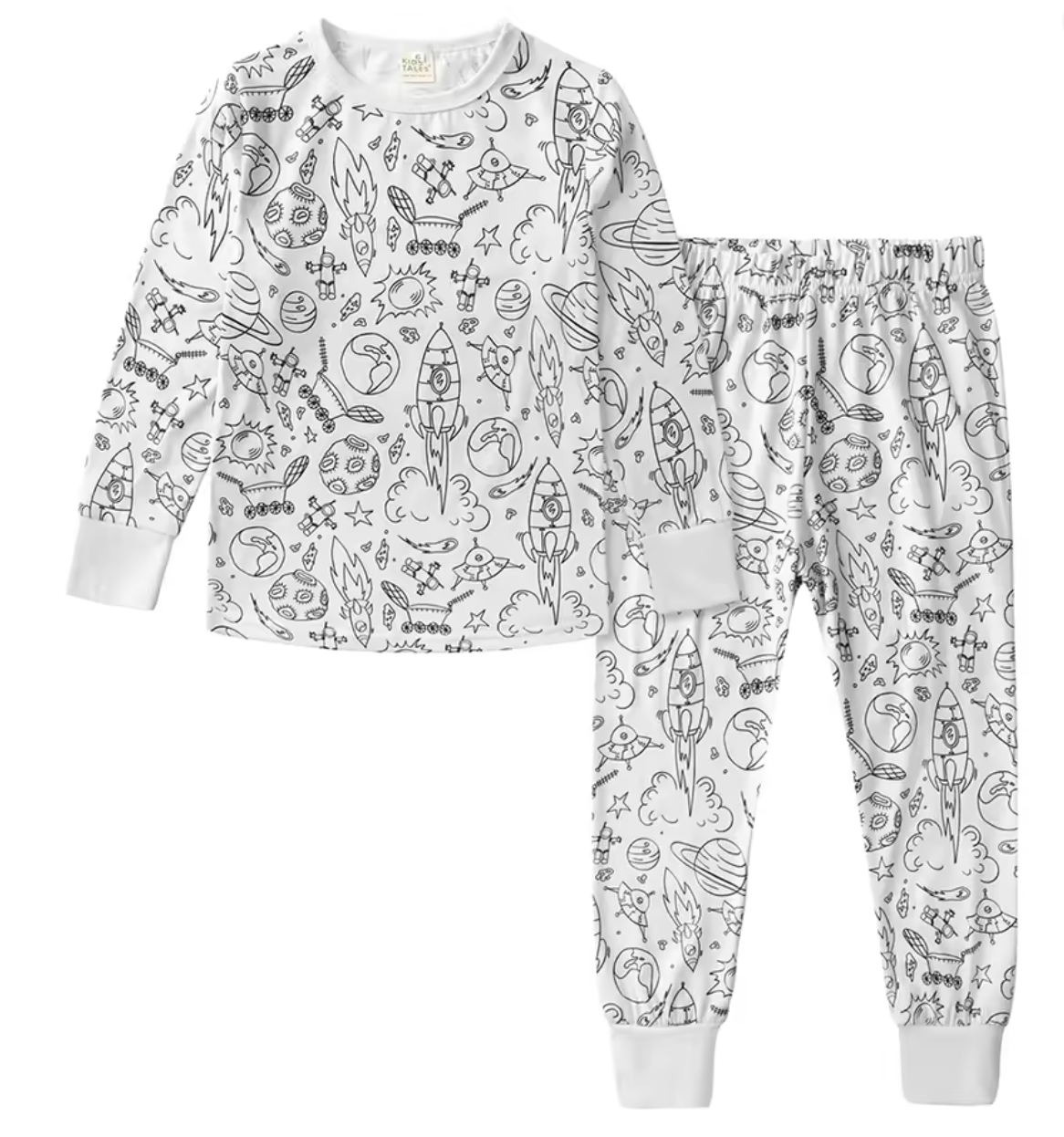 Coloring Pajamas for Kids with Creative Design Patterns