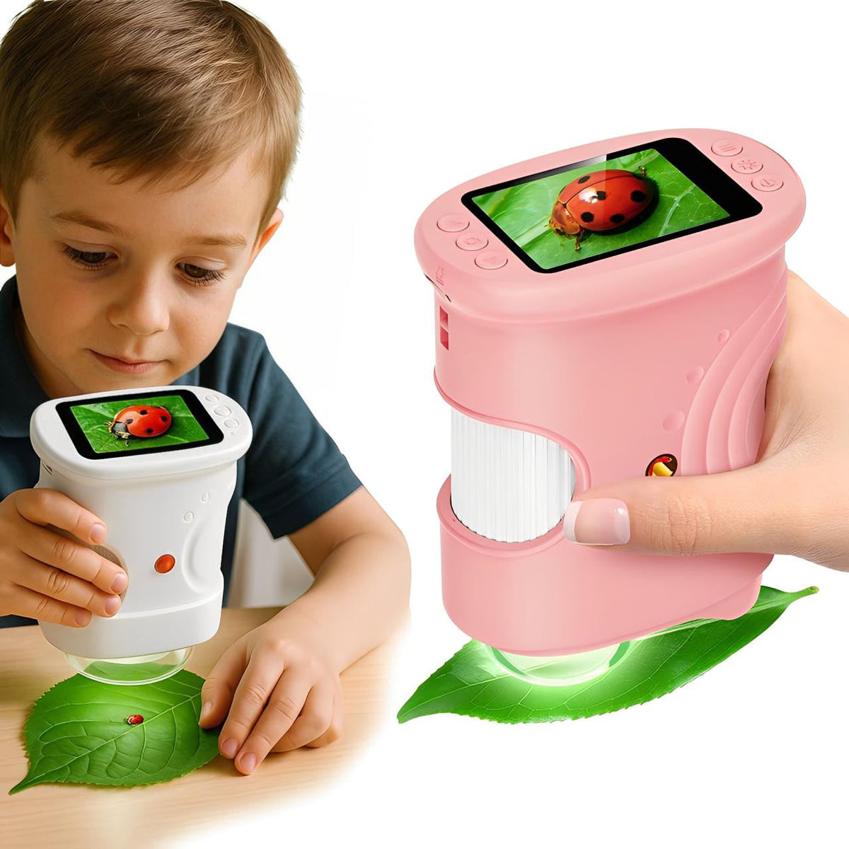 Digital Microscope for Kids with 1000x Magnification and Photo Function