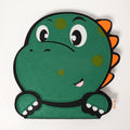 Dinosaur Busy Board with Buckles, Zippers and Laces
