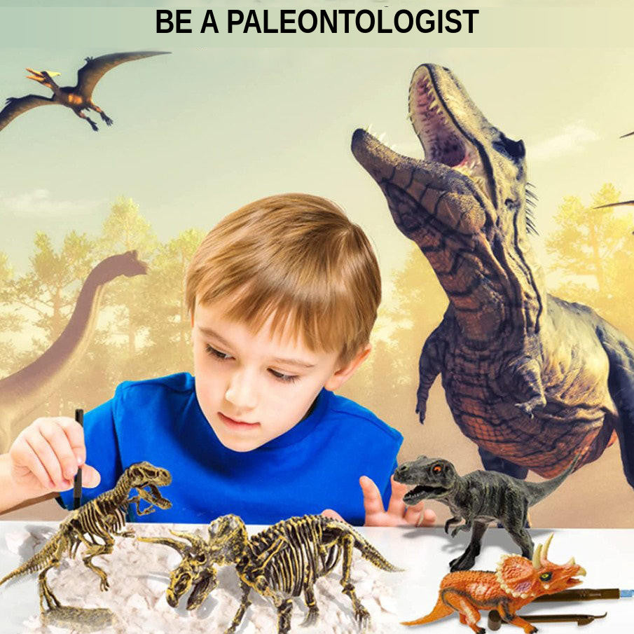 Dinosaur Excavation Kit with Fossil Dig Tools