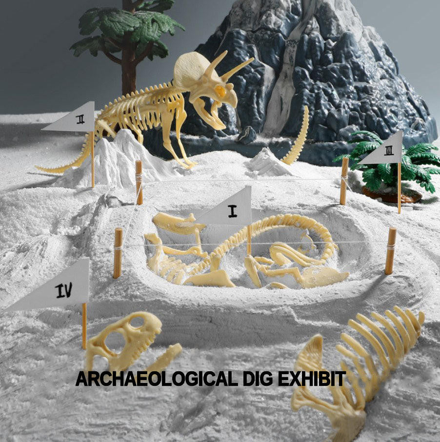 Dinosaur Excavation Kit with Fossil Dig Tools