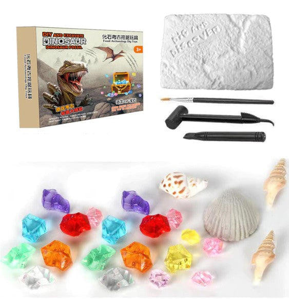 Dinosaur Excavation Kit with Fossil Dig Tools