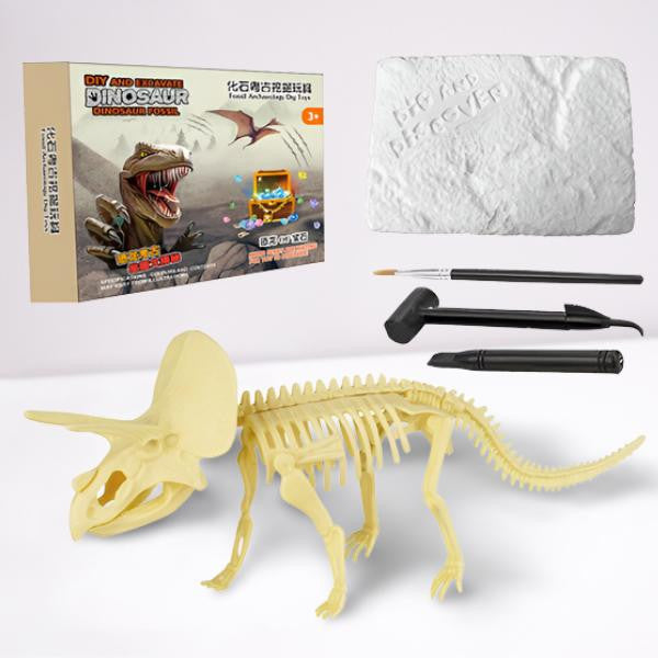 Dinosaur Excavation Kit with Fossil Dig Tools