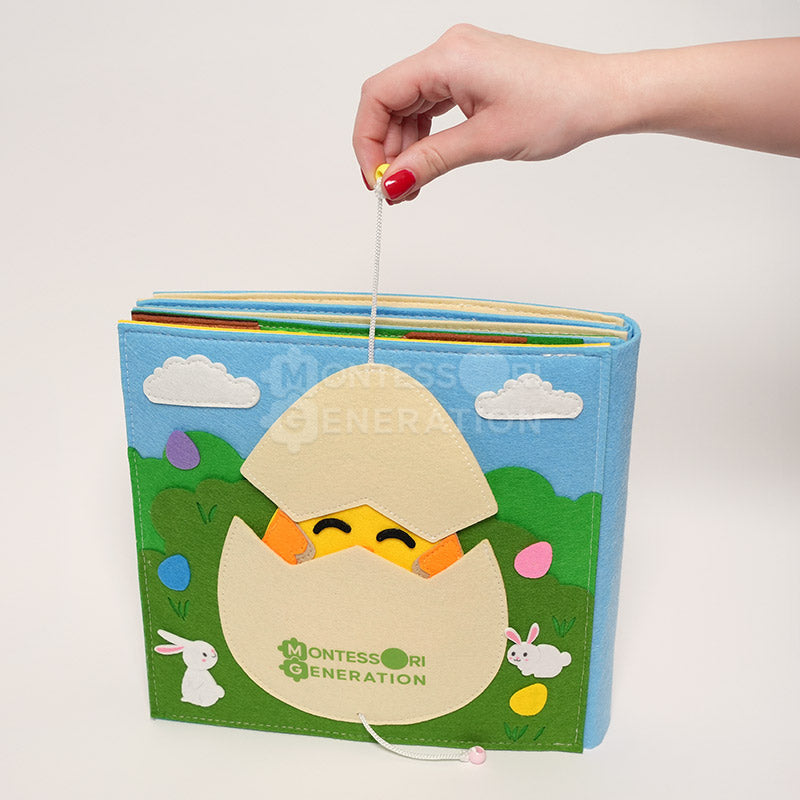 Easter Quiet Book with Interactive Activity Pages