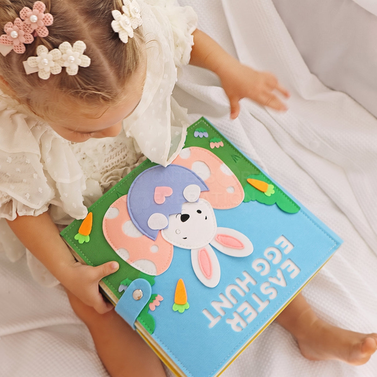 Easter Quiet Book with Interactive Activity Pages