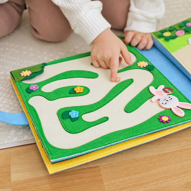 Easter Quiet Book with Interactive Activity Pages