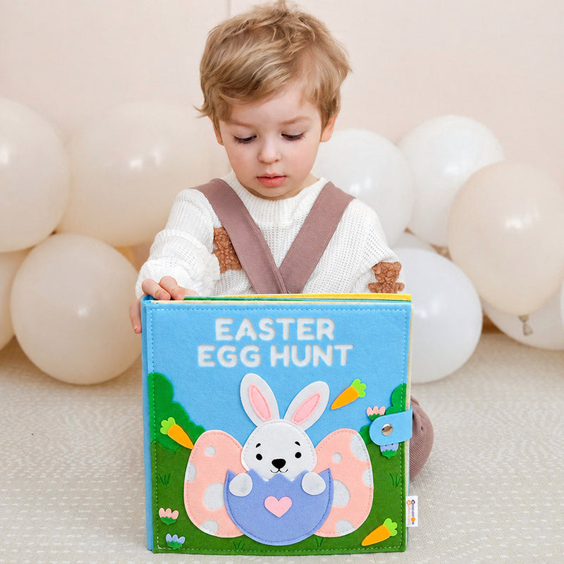 Easter Quiet Book with Interactive Activity Pages