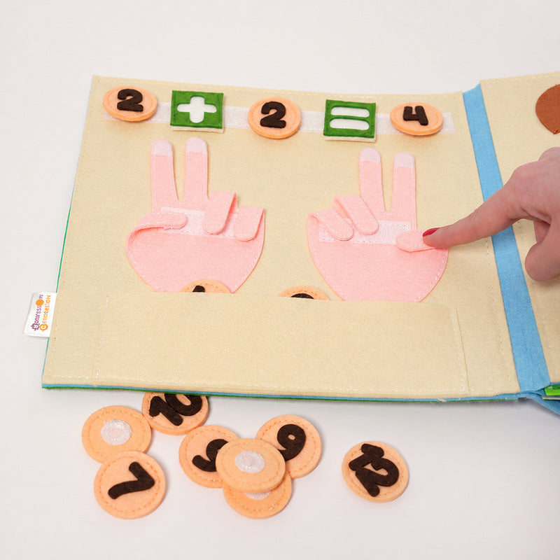 Easter Quiet Book with Interactive Activity Pages