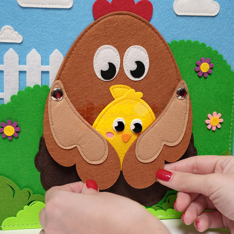 Easter Quiet Book with Interactive Activity Pages