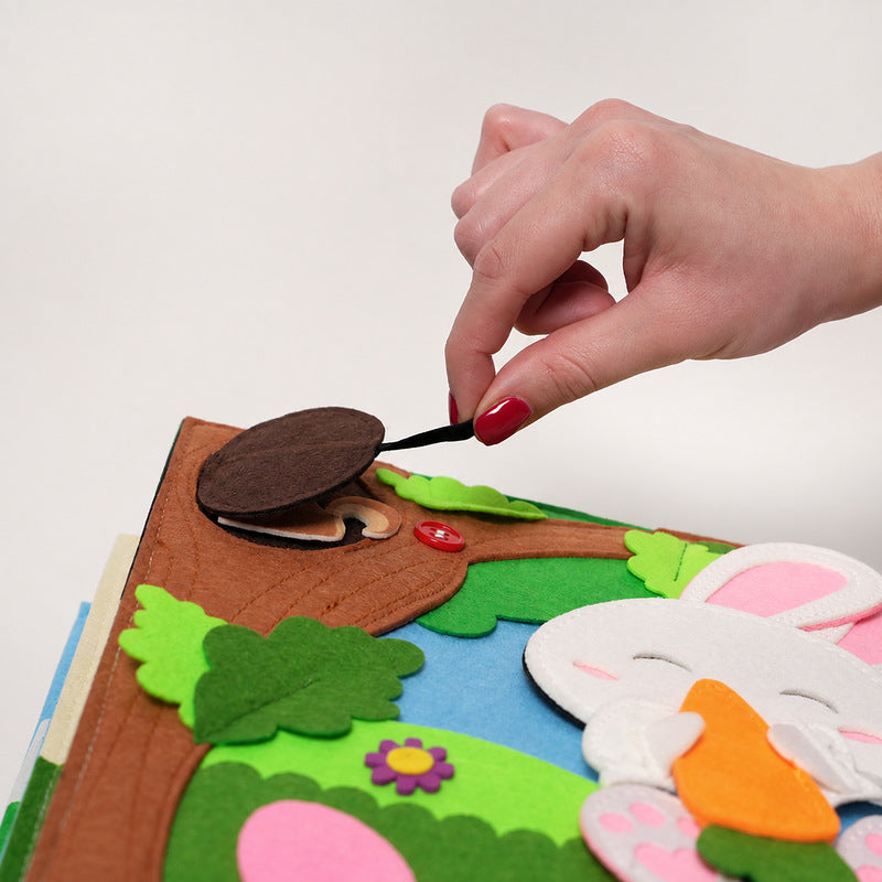 Easter Quiet Book with Interactive Activity Pages