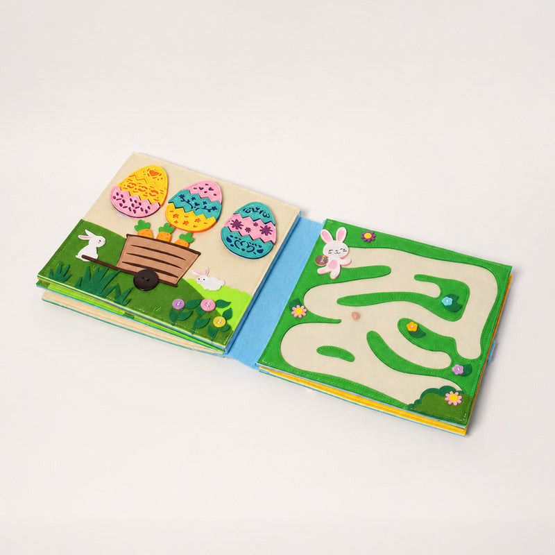Easter Quiet Book with Interactive Activity Pages