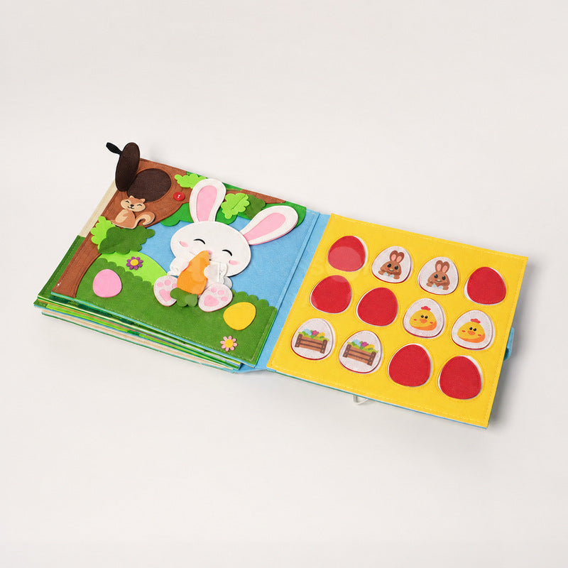 Easter Quiet Book with Interactive Activity Pages