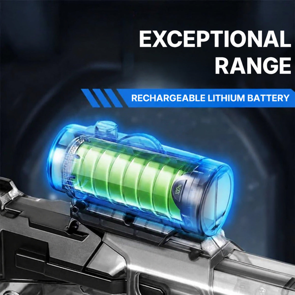 Electric Water Gun with LED Lights and Long Range