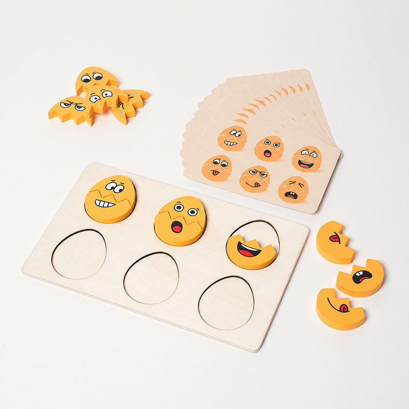 Emotion Learning Puzzle with Activity Book for Kids