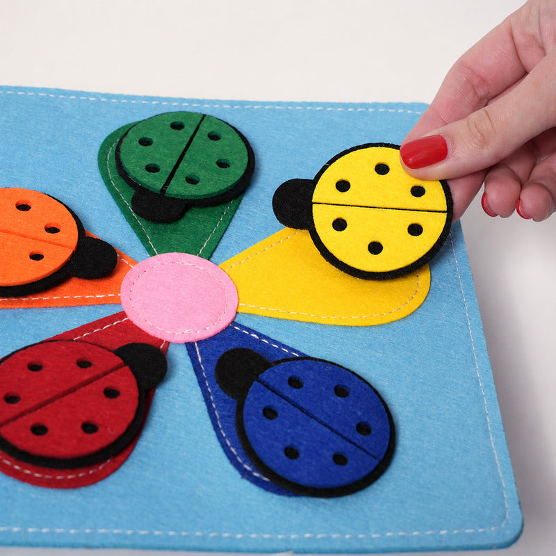 Farm Busy Book with 10 Interactive Felt Pages