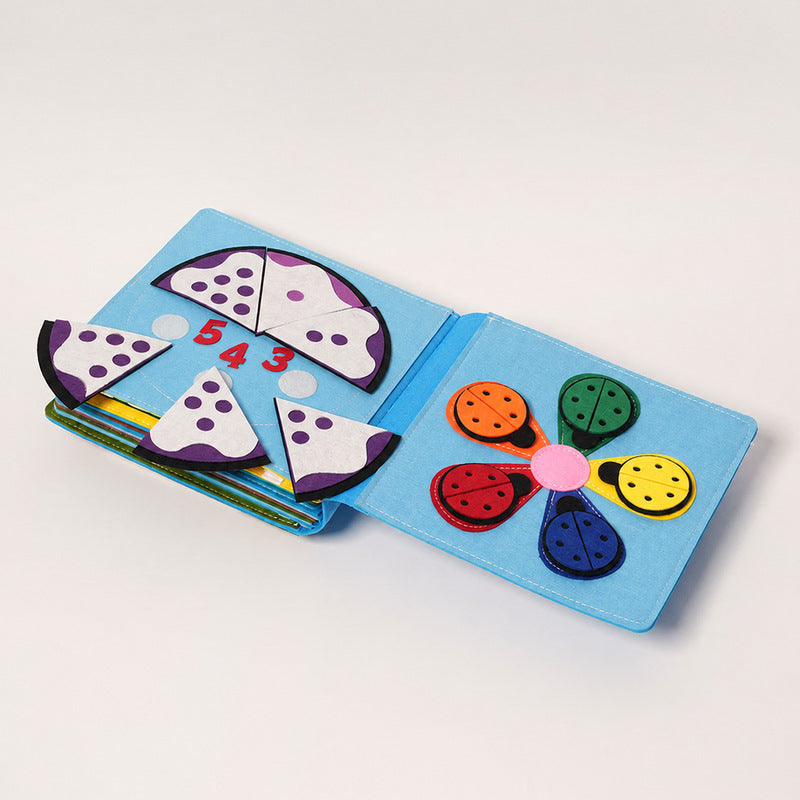 Farm Busy Book with 10 Interactive Felt Pages