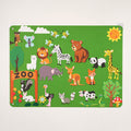 Felt Board for Kids, Wall-Mounted Zoo or Space Scene