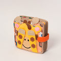 Felt Busy Book with Giraffe Cover and 8 Interactive Pages