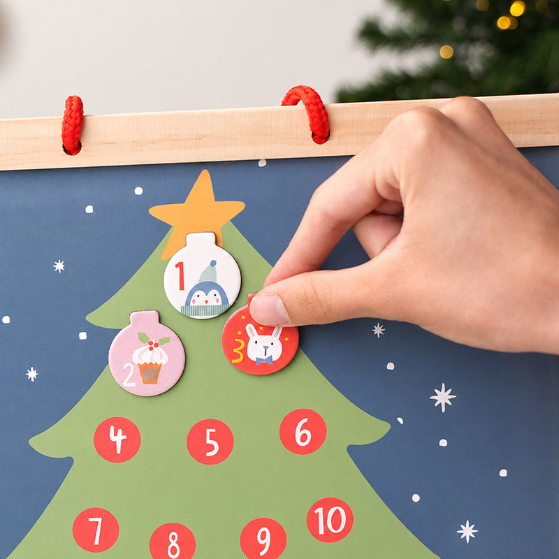 Felt Christmas Tree Bundle with Advent Calendar and Switch Board