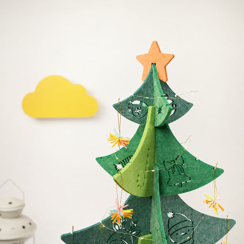 Felt Christmas Tree, 3D DIY Montessori Holiday Decoration