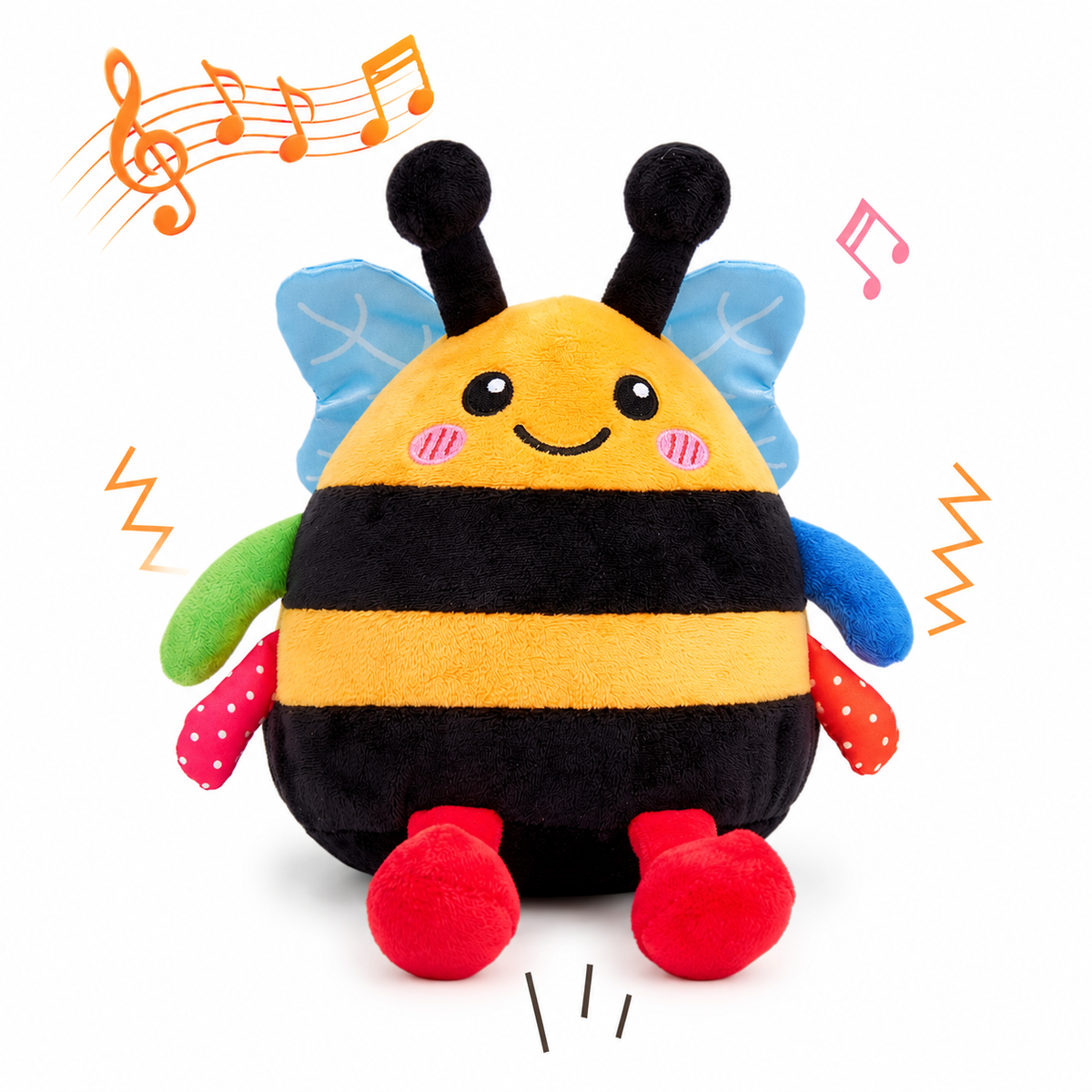 Musical Bouncing Crab Plush, Repeats Baby First Words