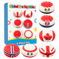 Flag Squishies, 6-Piece Slow Rising Set
