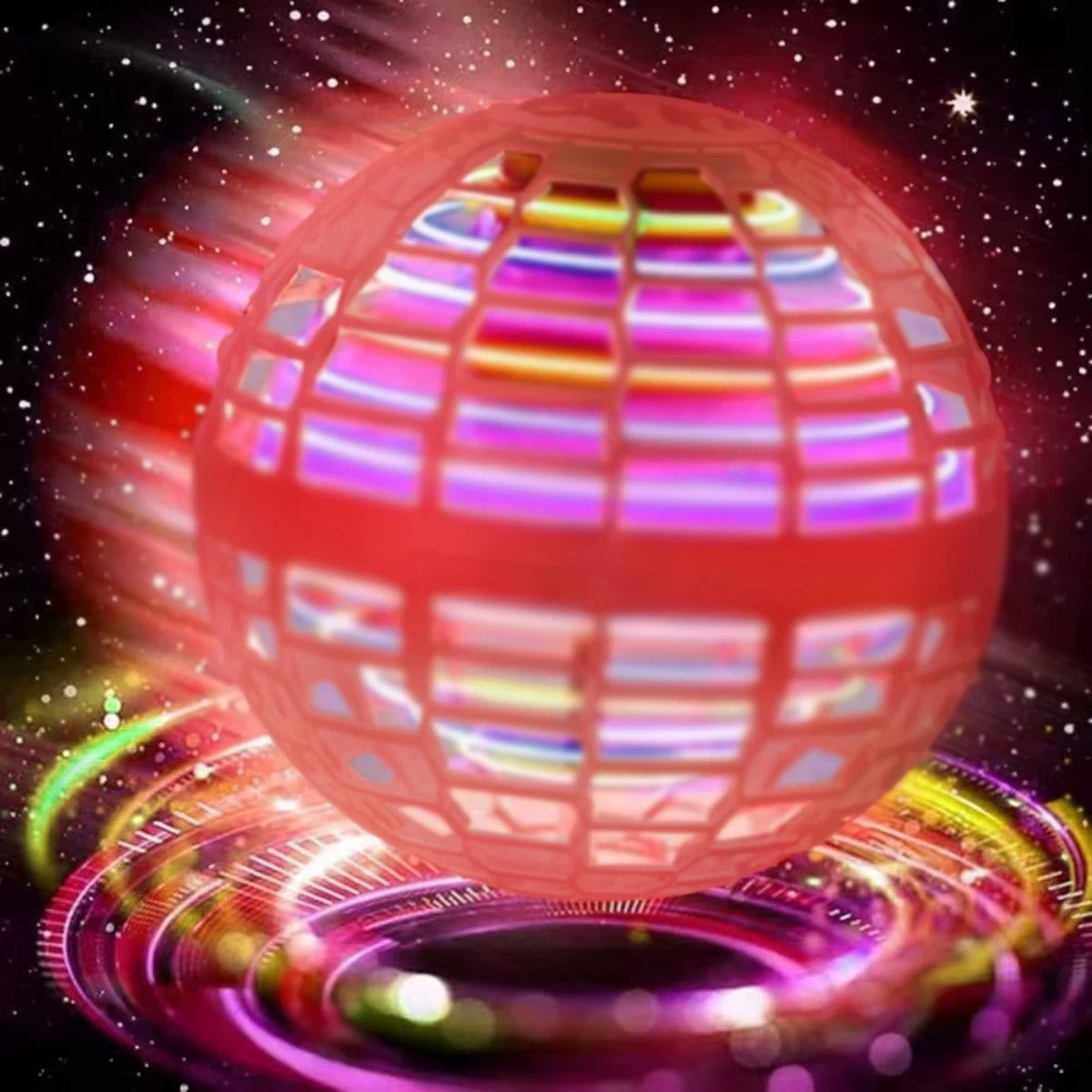 Flying Orb Ball, Hand Controlled LED Boomerang Spinner