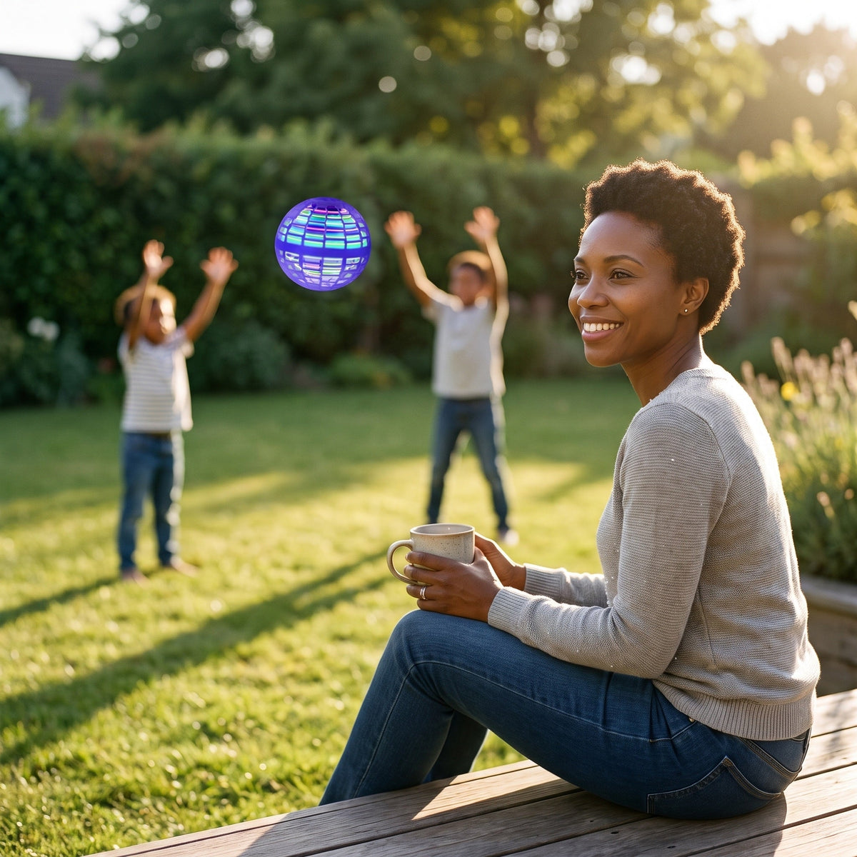 Flying Orb Ball, Hand Controlled LED Boomerang Spinner