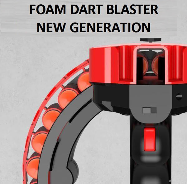 Foam Dart Blaster with 28-Round Rotating Drum