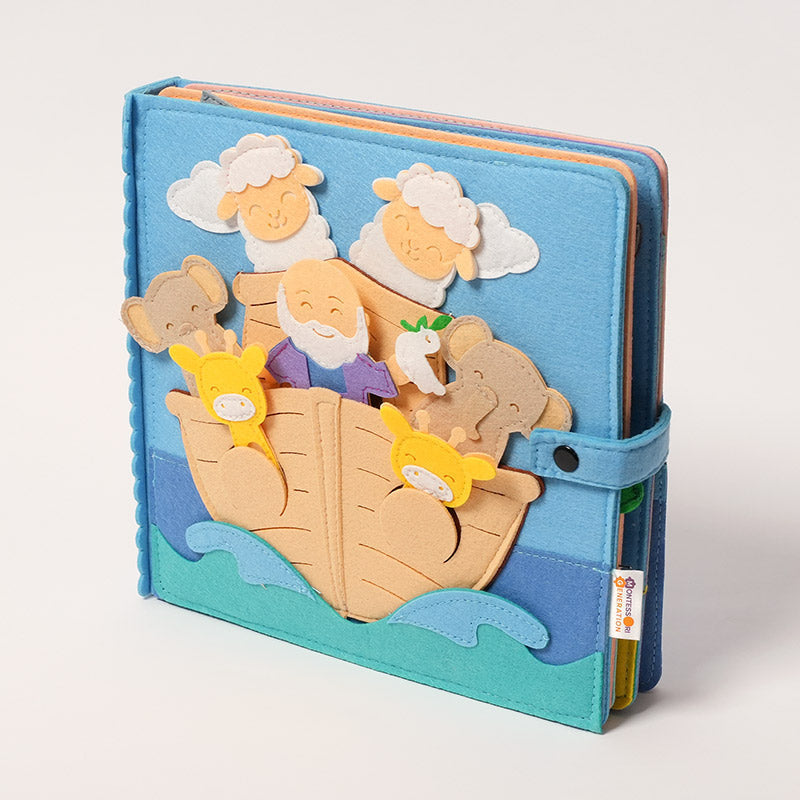 Felt Bible Book with 7 Interactive Old Testament Stories