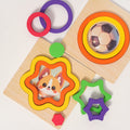 Nested Shape Puzzle with Six Layered Wooden Boards