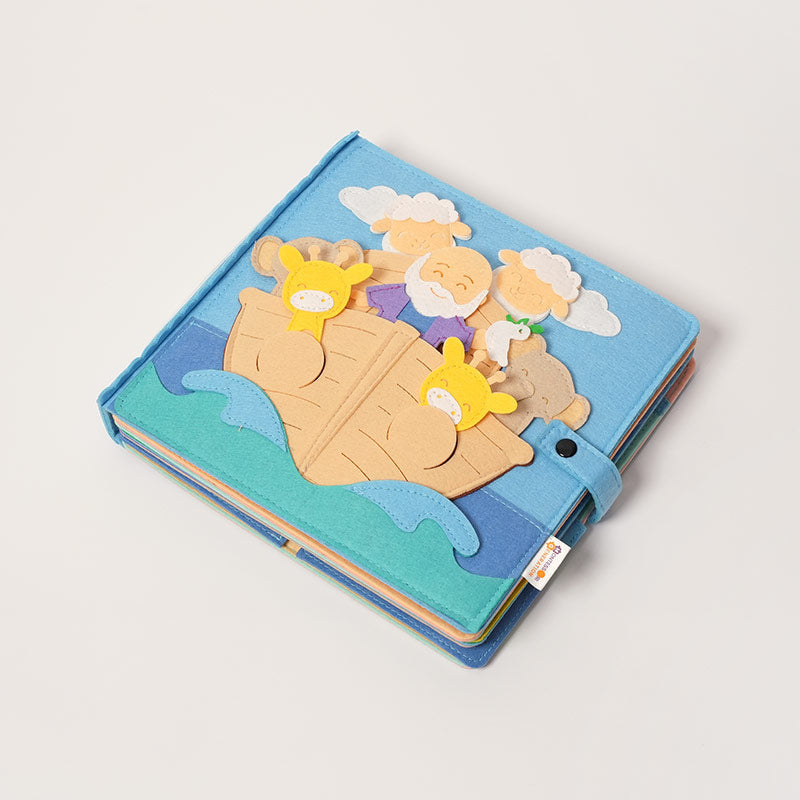 Felt Bible Book with 7 Interactive Old Testament Stories