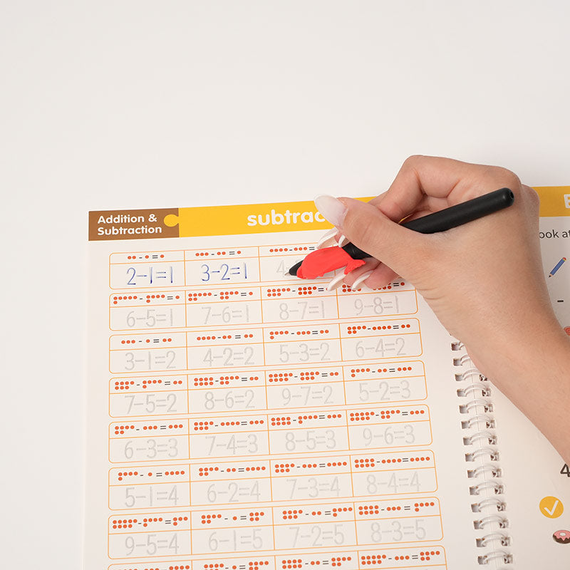 Reusable Workbooks for Kids, 6-Pack with Guided Tracing