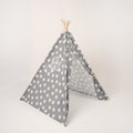 Play Teepee Tent with Wooden Frame and Carry Bag