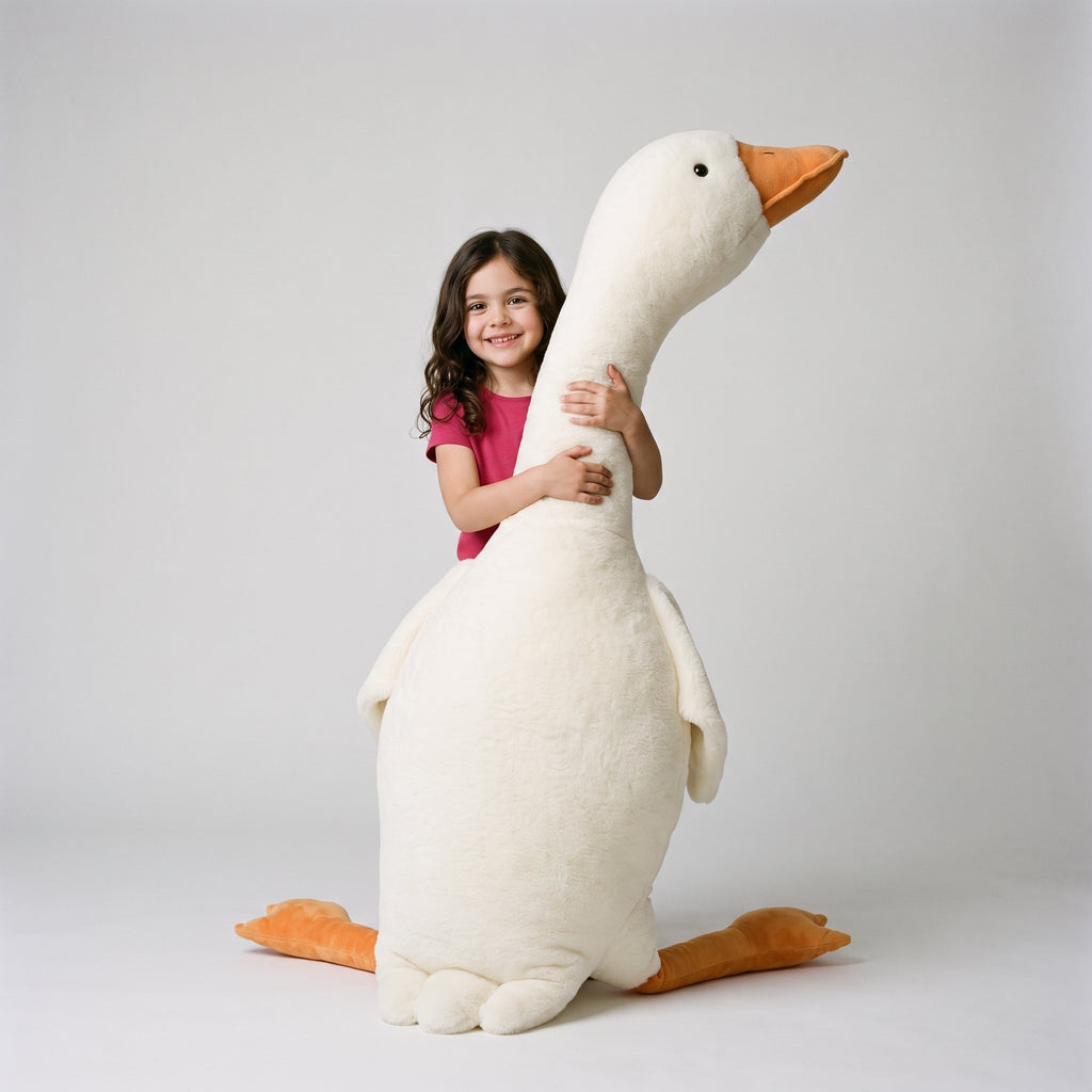 Giant Goose Plush, Huggable Body Pillow