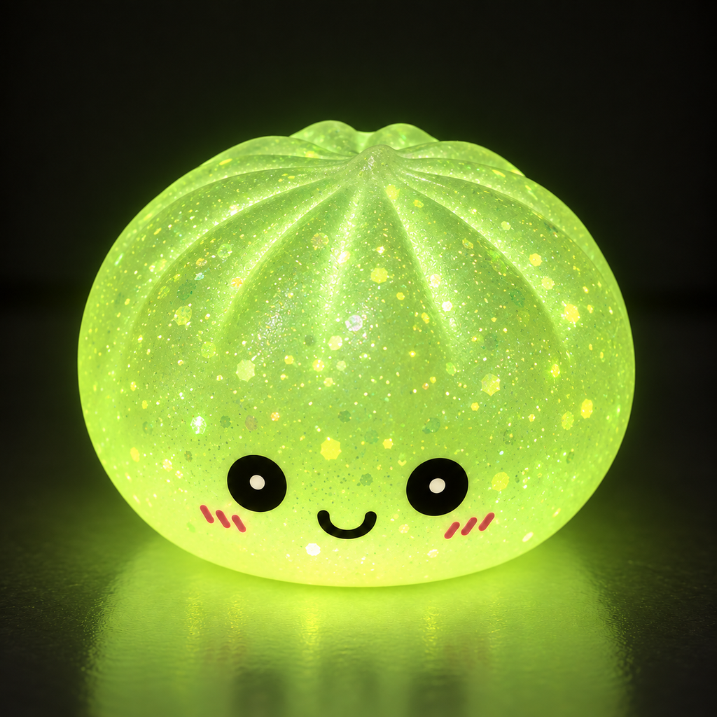 Glow in the Dark Dumpling Squishy, Mystery Box